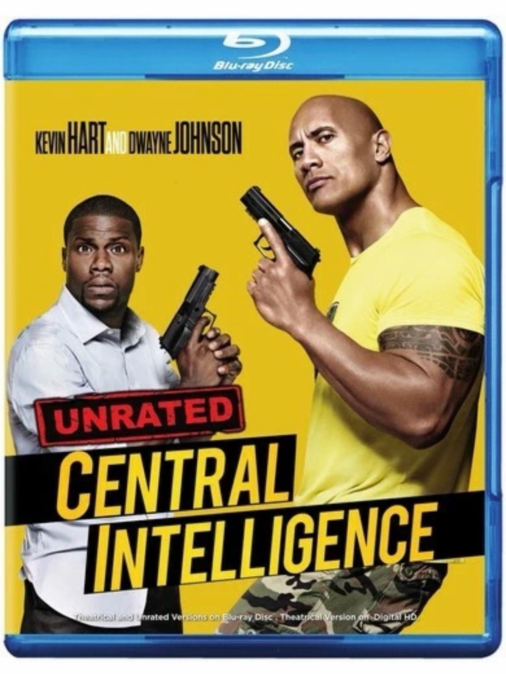 Central Intelligence (Unrated) Blu-ray - Yellow Cover new and sealed